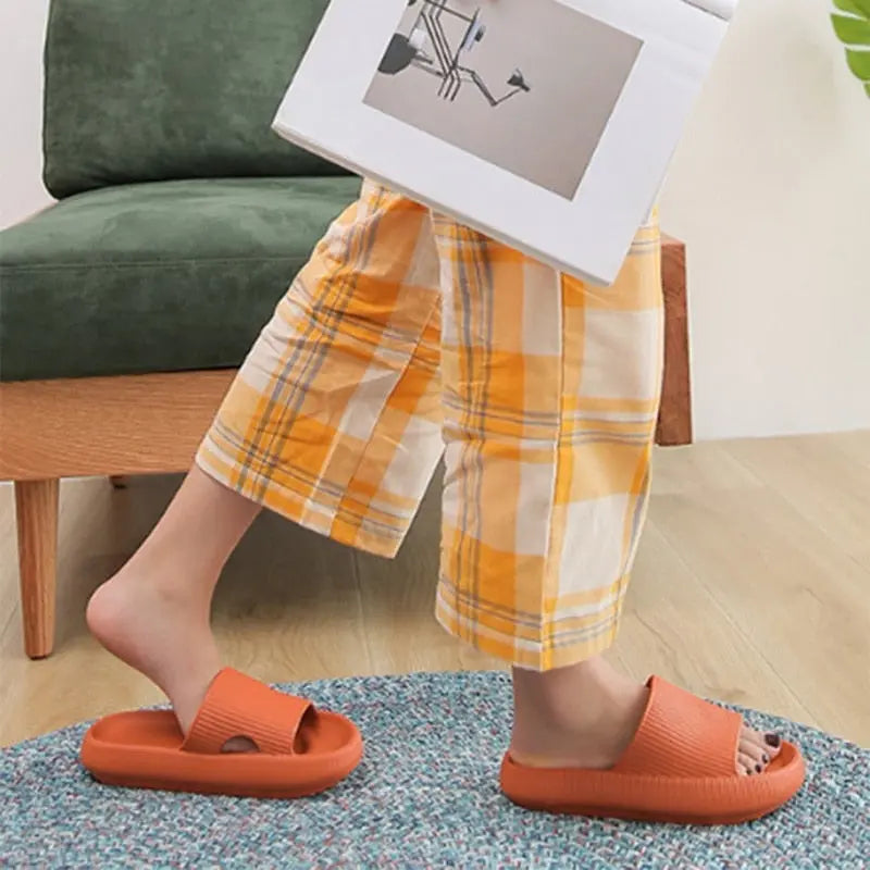 Thick Platform Slippers Women Indoor Bathroom Slipper Soft EVA Anti-slip Lovers Home Floor Slides Ladies Summer Shoes eprolo