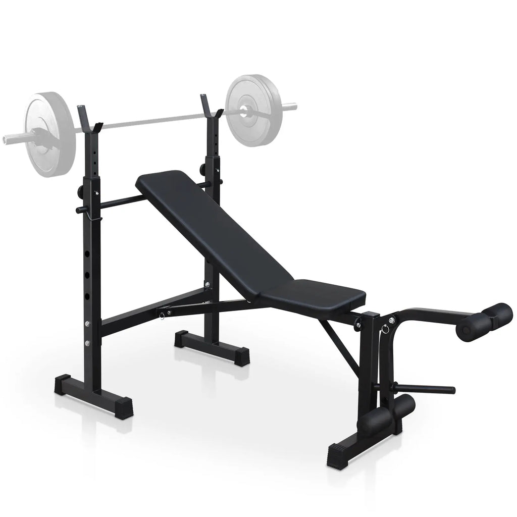 Olympic Weight Bench Bench Press Set with Squat Rack and Bench for Home Gym Full-Body Workout eprolo