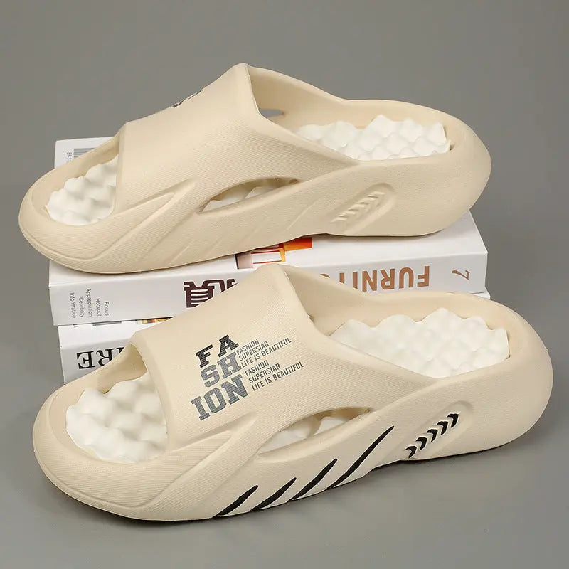 Men's Home Slippers Luxury Eva Sole Slippers for Man Adult Men's Sandal Slipers Flip Flop Male Shoes Sneakers House Slides eprolo