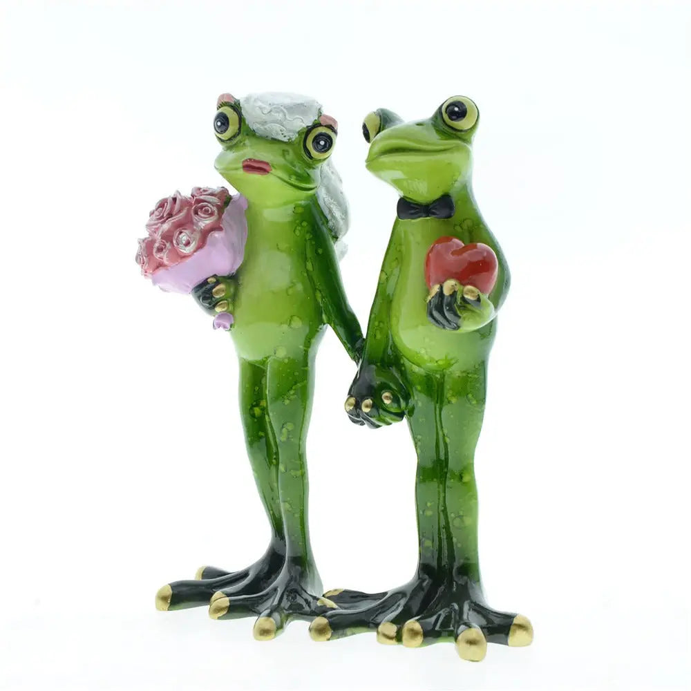 Home Couple Frog Resin Decoration eprolo