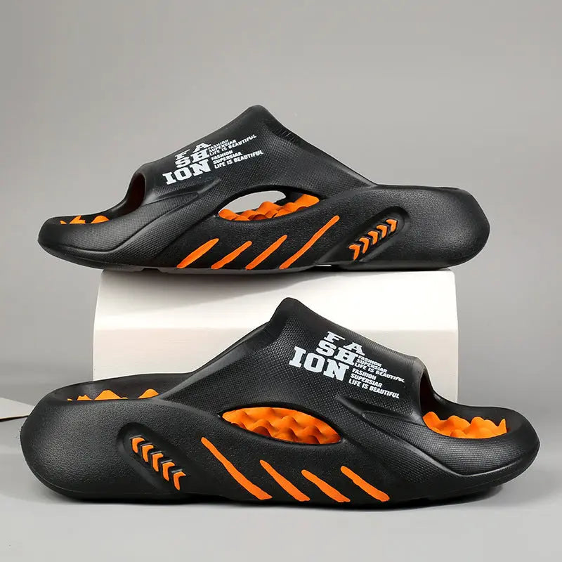 Men's Home Slippers Luxury Eva Sole Slippers for Man Adult Men's Sandal Slipers Flip Flop Male Shoes Sneakers House Slides eprolo